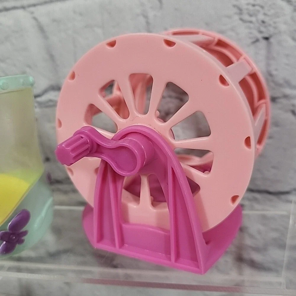 LPS Littlest Pet Shop Accessories Replacement‎ Pieces Cage Wheel Cheese Lot of 5
